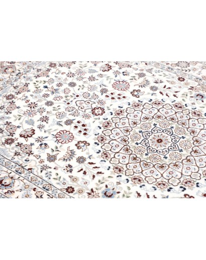 Tappeto Nain 6La Persia beige azzurro 109x165