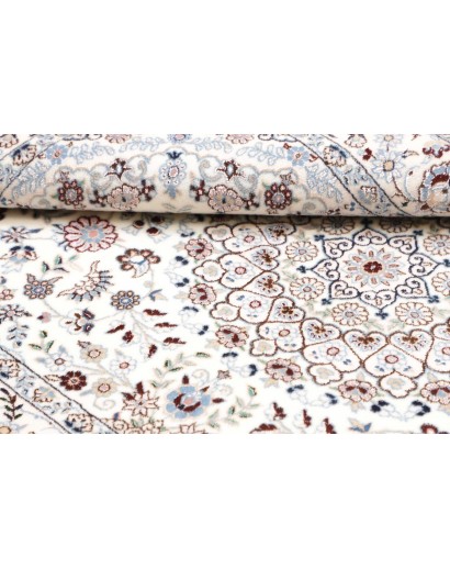 Tappeto Nain 6La Persia beige azzurro 109x165