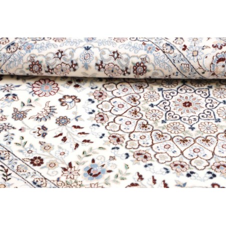 Tappeto Nain 6La Persia beige azzurro 109x165
