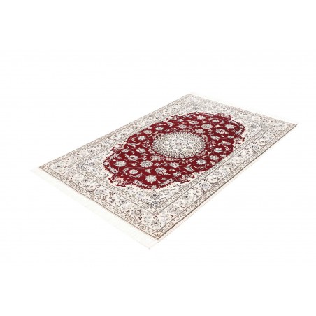 Tappeto Nain 6La Persia bianco grigio 109x165