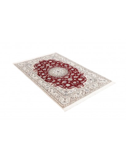 Tappeto Nain 6La Persia bianco grigio 109x165