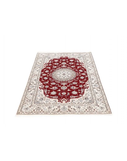 Tappeto Nain 6La Persia bianco grigio 109x165