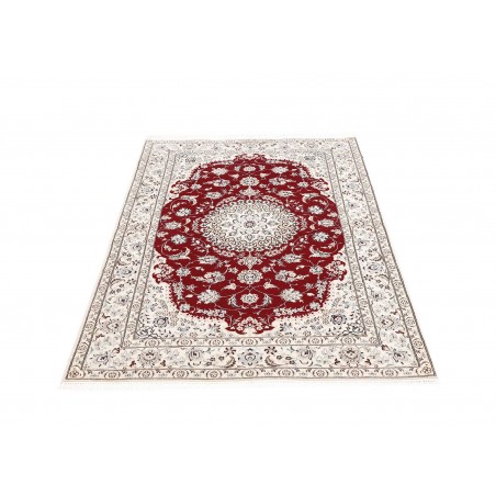 Tappeto Nain 6La Persia bianco grigio 109x165
