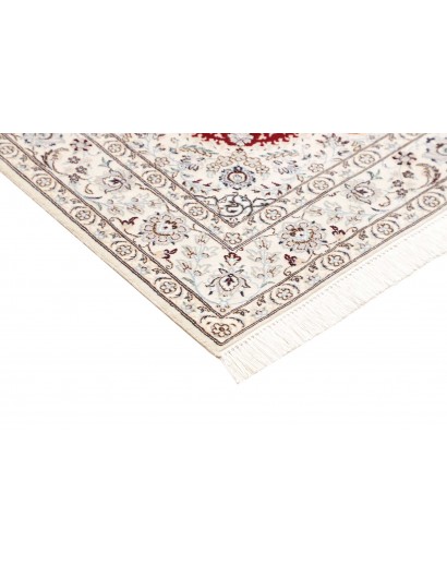 Tappeto Nain 6La Persia bianco grigio 109x165