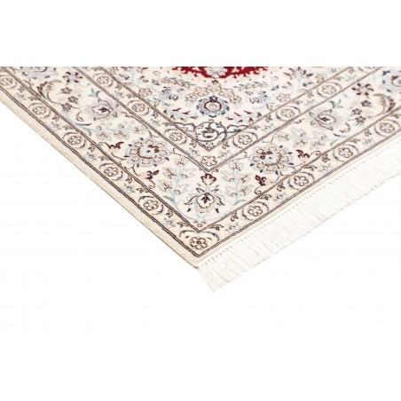 Tappeto Nain 6La Persia bianco grigio 109x165