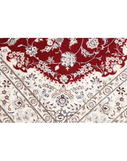 Tappeto Nain 6La Persia bianco grigio 109x165
