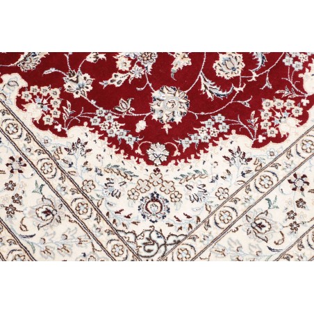 Tappeto Nain 6La Persia bianco grigio 109x165