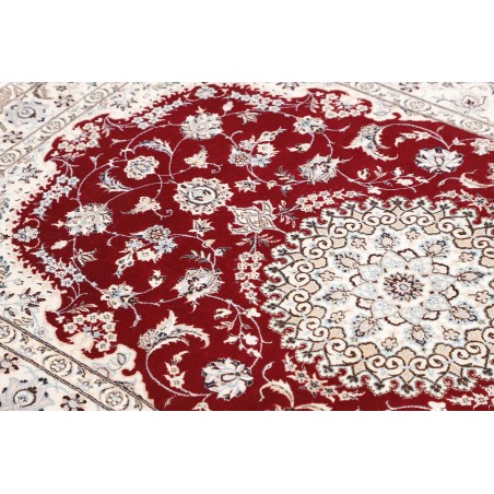 Tappeto Nain 6La Persia bianco grigio 109x165