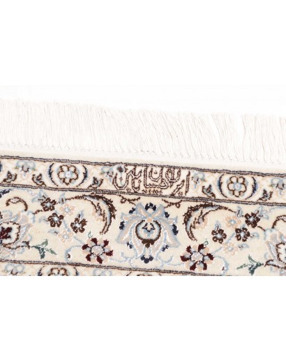 Tappeto Nain 6La Persia bianco grigio 109x165
