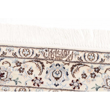 Tappeto Nain 6La Persia bianco grigio 109x165