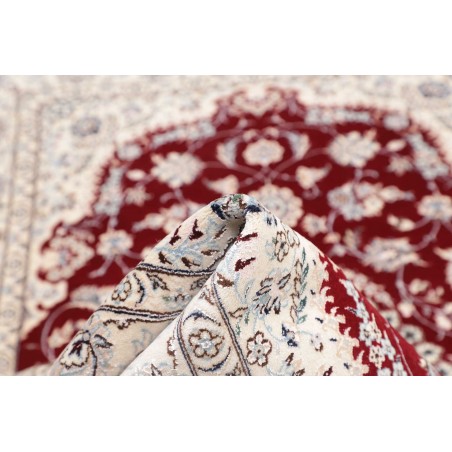 Tappeto Nain 6La Persia bianco grigio 109x165