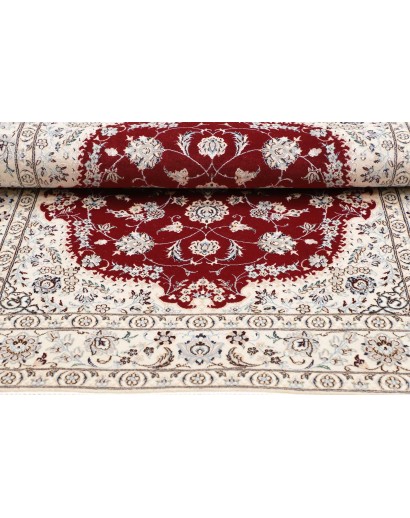 Tappeto Nain 6La Persia bianco grigio 109x165