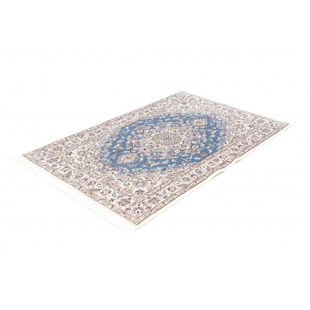 Tappeto Nain 9La Persia bianco blu 108x166