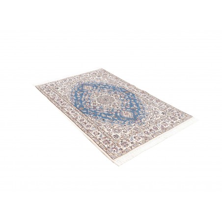 Tappeto Nain 9La Persia bianco blu 108x166