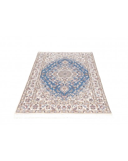 Tappeto Nain 9La Persia bianco blu 108x166