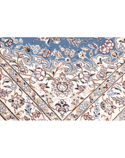 Tappeto Nain 9La Persia bianco blu 108x166