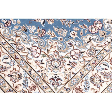 Tappeto Nain 9La Persia bianco blu 108x166