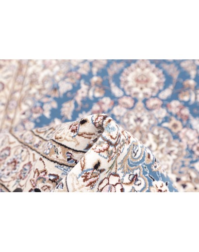 Tappeto Nain 9La Persia bianco blu 108x166