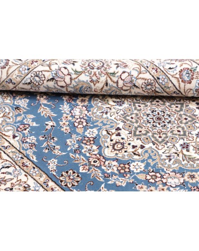 Tappeto Nain 9La Persia bianco blu 108x166