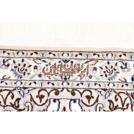 Tappeto Nain 6La Persia beige grigio 86x123