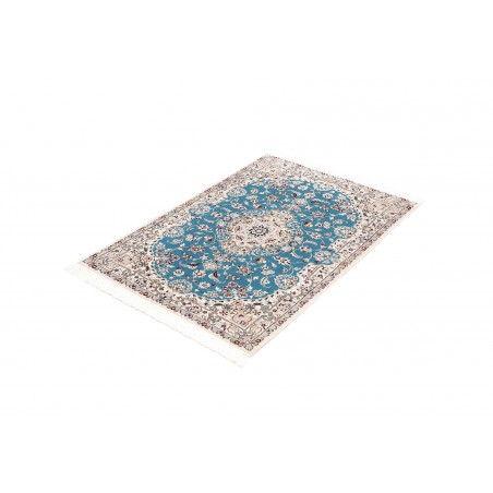 Tappeto Nain 6La Persia azzurro verde 83x121