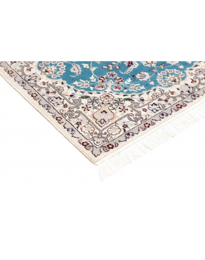 Tappeto Nain 6La Persia azzurro verde 83x121