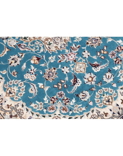 Tappeto Nain 6La Persia azzurro verde 83x121