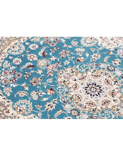 Tappeto Nain 6La Persia azzurro verde 83x121