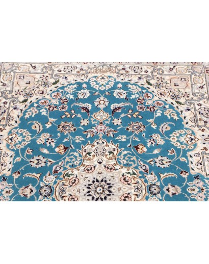 Tappeto Nain 6La Persia azzurro verde 83x121
