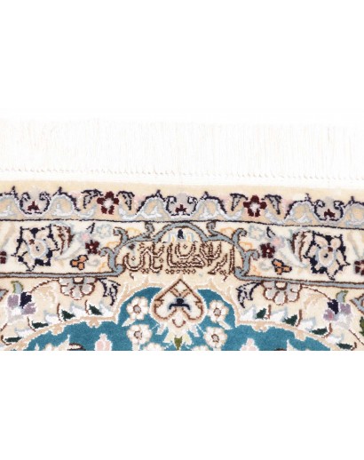 Tappeto Nain 6La Persia azzurro verde 83x121