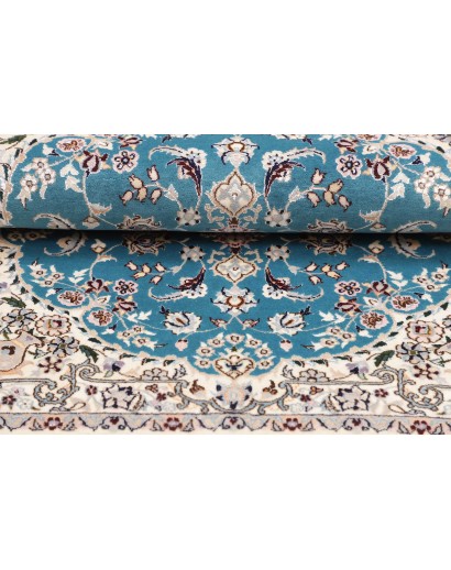 Tappeto Nain 6La Persia azzurro verde 83x121