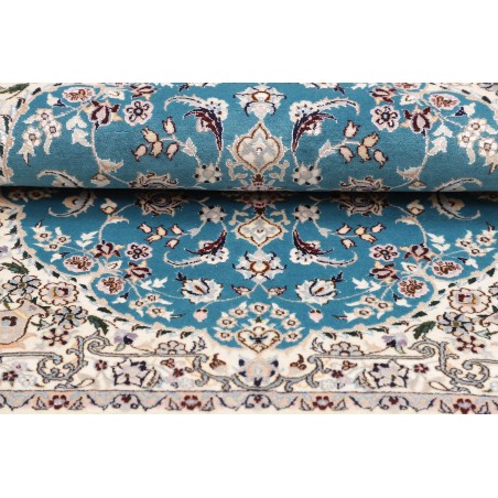 Tappeto Nain 6La Persia azzurro verde 83x121
