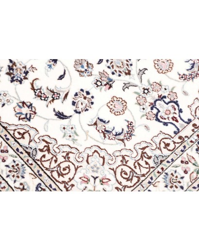 Tappeto Nain 6La Persia beige azzurro 82x120