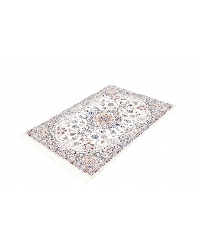 Tappeto Nain 6La Persia beige azzurro 85x123