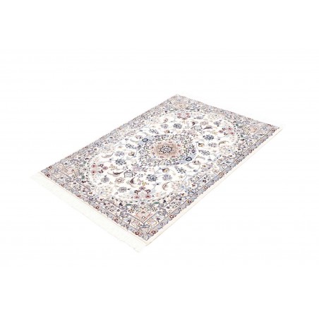Tappeto Nain 6La Persia beige azzurro 85x123