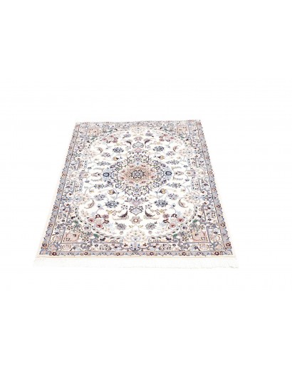 Tappeto Nain 6La Persia beige azzurro 85x123