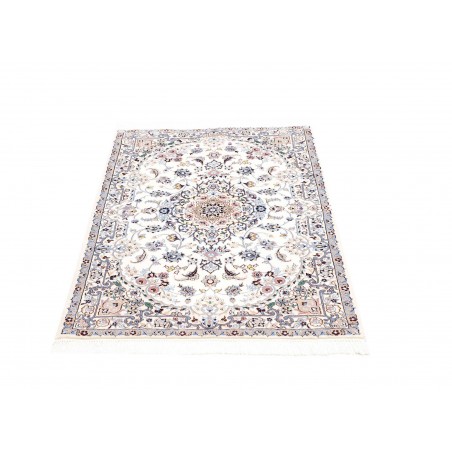 Tappeto Nain 6La Persia beige azzurro 85x123