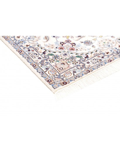 Tappeto Nain 6La Persia beige azzurro 85x123