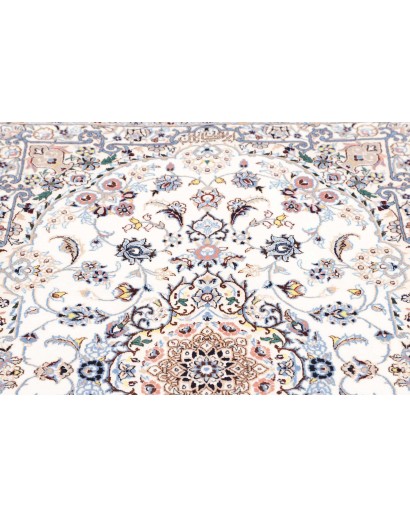 Tappeto Nain 6La Persia beige azzurro 85x123