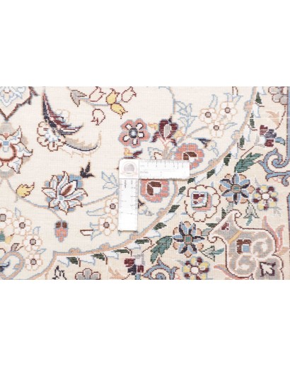 Tappeto Nain 6La Persia beige azzurro 85x123