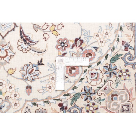 Tappeto Nain 6La Persia beige azzurro 85x123