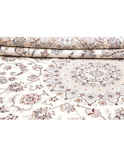 Tappeto Nain 9La Persia bianco marrone 250x350