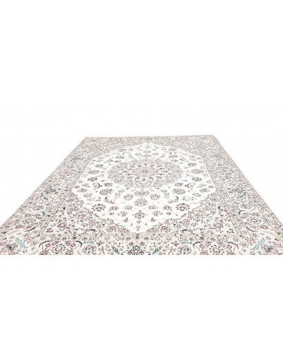 Tappeto Nain 9La Persia bianco grigio 253x360