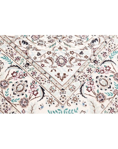Tappeto Nain 9La Persia bianco grigio 253x360