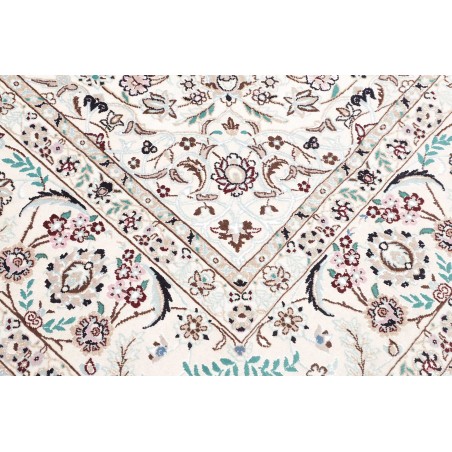 Tappeto Nain 9La Persia bianco grigio 253x360
