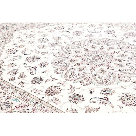 Tappeto Nain 9La Persia bianco grigio 253x360