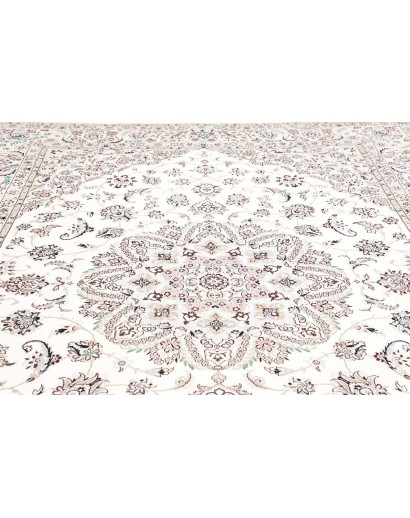 Tappeto Nain 9La Persia bianco grigio 253x360