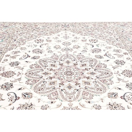 Tappeto Nain 9La Persia bianco grigio 253x360