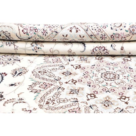 Tappeto Nain 9La Persia bianco grigio 253x360