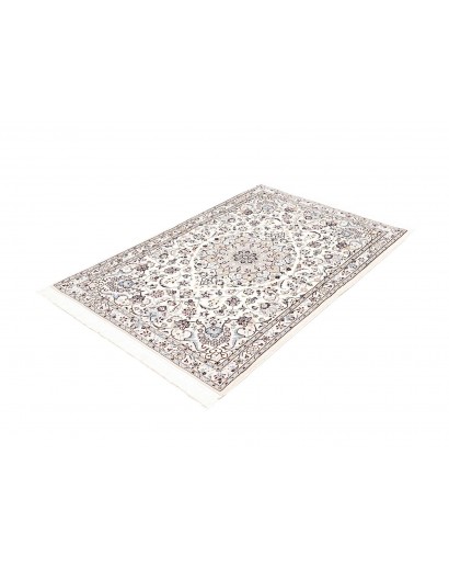 Tappeto Nain 9La Persia bianco grigio 104x153